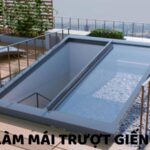 cách làm mái trượt giếng trời