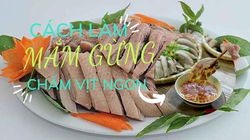 Cách Làm Mắm Gừng Chấm Vịt Ngon Khó Cưỡng Đơn Giản Tại Nhà