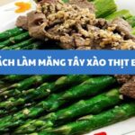 cách làm măng tây xào thịt bò